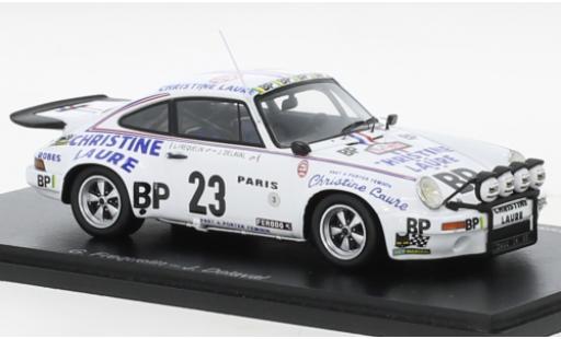 Diecast model cars Porsche 930 RS 1/43 Spark 911 Carrera 3.0 No.23 Christine Laure Rallye WM Rallye Monte Carlo 1976 Porsche 930 RS 1/43 Spark 911 Carrera 3.0 No.23 Christine Laure Rallye WM Rallye Monte Carlo 1976 diecast model cars
