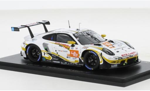 Diecast model cars Porsche 911 1/43 Spark RSR-19 No.46 Team Project 1 24h Le Mans 2022 Porsche 911 1/43 Spark RSR-19 No.46 Team Project 1 24h Le Mans 2022 diecast model cars