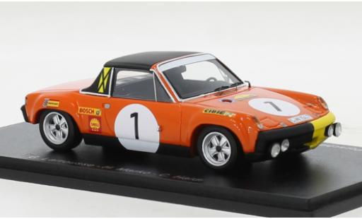 Diecast model cars Porsche 914 1/43 Spark /6 No.1 Marathon de la Route 1970 Porsche 914 1/43 Spark /6 No.1 Marathon de la Route 1970 diecast model cars
