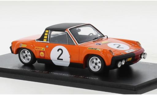Diecast model cars Porsche 914 1/43 Spark /6 No.2 Marathon de la Route 1970 Porsche 914 1/43 Spark /6 No.2 Marathon de la Route 1970 diecast model cars
