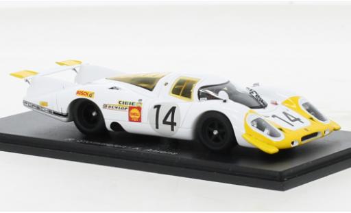 Diecast model cars Porsche 917 1/43 Spark RHD No.14 24h Le Mans 1969 Porsche 917 1/43 Spark RHD No.14 24h Le Mans 1969 diecast model cars