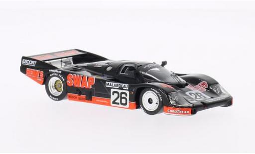 Diecast model cars Porsche 956 1984 1/43 Spark No.26 Swap Shop 24h Le Mans Porsche 956 1984 1/43 Spark No.26 Swap Shop 24h Le Mans diecast model cars