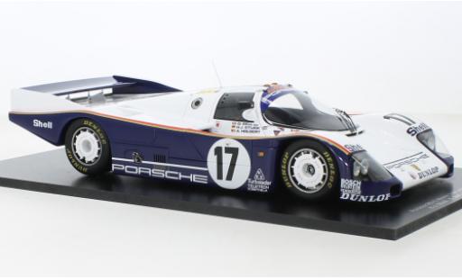 Diecast model cars Porsche 962 1987 1/18 Spark C No.17 Rothmans D.Bell/A.Holbert/H.J.Stuck 24h Le Mans Porsche 962 1987 1/18 Spark C No.17 Rothmans D.Bell/A.Holbert/H.J.Stuck 24h Le Mans diecast model cars