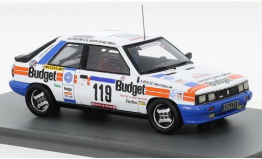 Diecast model cars Renault 11 1/43 Spark Turbo No.9 Rallye WM Tour de Corse 1984 Renault 11 1/43 Spark Turbo No.9 Rallye WM Tour de Corse 1984 diecast model cars