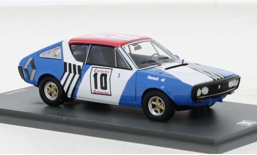 Diecast model cars Renault 17 1/43 Spark No.10 Ronde Cevenole 1973 Renault 17 1/43 Spark No.10 Ronde Cevenole 1973 diecast model cars