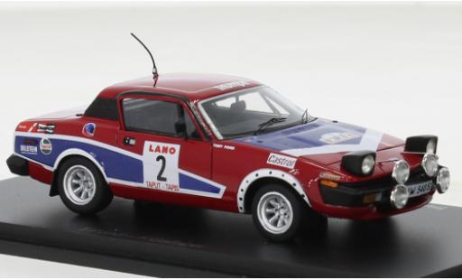 Diecast model cars Triumph TR7 1/43 Spark No.2 Rallye Ypres 1978 Triumph TR7 1/43 Spark No.2 Rallye Ypres 1978 diecast model cars
