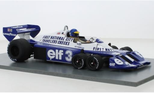Diecast model cars Tyrrell P34 1/18 Spark No.3 First National City Formel 1 GP Italien 1977 Tyrrell P34 1/18 Spark No.3 First National City Formel 1 GP Italien 1977 diecast model cars