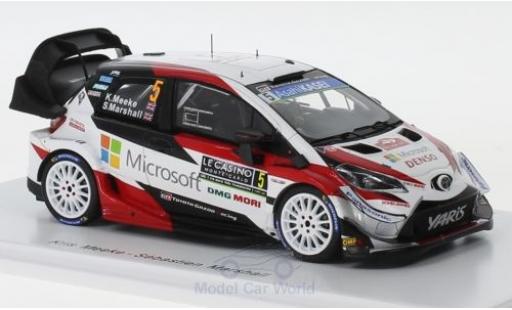 Diecast model cars Toyota Yaris 1/43 Spark WRC No.5 Gazoo Racing WRT Rallye WM Rally Monte Carlo 2019 K.Meeke/S.Marshall Toyota Yaris 1/43 Spark WRC No.5 Gazoo Racing WRT Rallye WM Rally Monte Carlo 2019 K.Meeke/S.Marshall diecast model cars