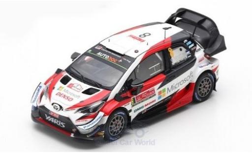 Diecast model cars Toyota Yaris 1/43 Spark WRC No.8 Microsoft WRC Rally Portugal 2019 O.Tänak/M.Järveoja Toyota Yaris 1/43 Spark WRC No.8 Microsoft WRC Rally Portugal 2019 O.Tänak/M.Järveoja diecast model cars