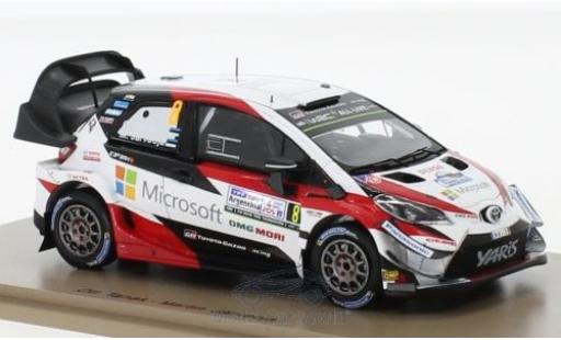 Diecast model cars Toyota Yaris 1/43 Spark WRC No.8 Gazoo Racing Rallye WM Rallye Argentinien 2018 O.Tänak/M.Järveoja Toyota Yaris 1/43 Spark WRC No.8 Gazoo Racing Rallye WM Rallye Argentinien 2018 O.Tänak/M.Järveoja diecast model cars