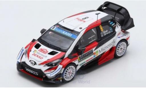 Diecast model cars Toyota Yaris 1/43 Spark WRC No.8 Gazoo Racing WRT Rallye WM Rally Monte Carlo 2019 O.Tänak/M.Järveoja Toyota Yaris 1/43 Spark WRC No.8 Gazoo Racing WRT Rallye WM Rally Monte Carlo 2019 O.Tänak/M.Järveoja diecast model cars