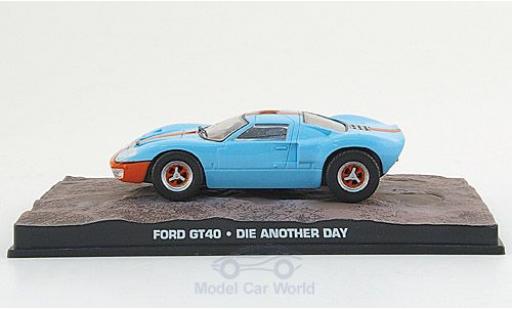 Diecast model cars Ford GT40 1/43 SpecialC GT 40 blue/orange James Bond 007 2002 Stirb an einen anderen Tag ohne Vitrine Ford GT40 1/43 SpecialC GT 40 blue/orange James Bond 007 2002 Stirb an einen anderen Tag ohne Vitrine diecast model cars