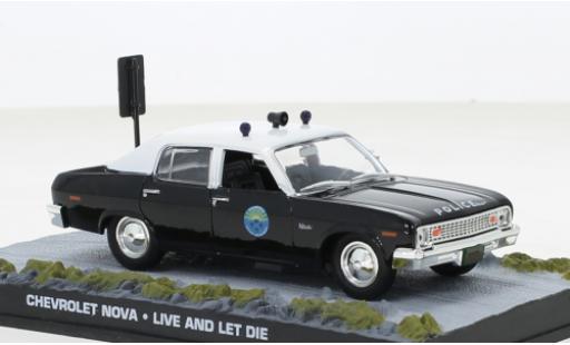 Diecast model cars Chevrolet Nova 1/43 SpecialC black/white James Bond 007 1973 Chevrolet Nova 1/43 SpecialC black/white James Bond 007 1973 diecast model cars