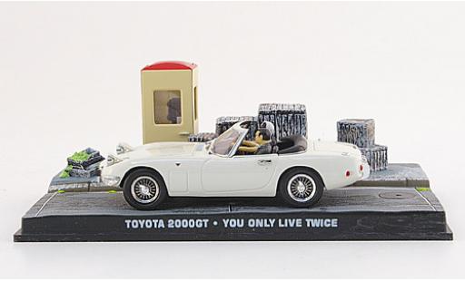 Diecast model cars Toyota 2000 GT 1/43 SpecialC Cabriolet white James Bond 007 1967 Man lebt nur zweimal ohne Vitrine Toyota 2000 GT 1/43 SpecialC Cabriolet white James Bond 007 1967 Man lebt nur zweimal ohne Vitrine diecast model cars