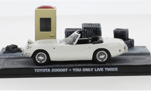 Diecast model cars Toyota 2000 GT 1/43 SpecialC Cabriolet white RHD James Bond 007 1967 Man lebt nur zweimal sans figurines Toyota 2000 GT 1/43 SpecialC Cabriolet white RHD James Bond 007 1967 Man lebt nur zweimal sans figurines diecast model cars