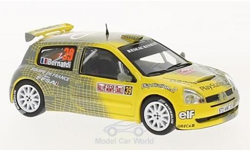 Diecast model cars Renault Clio 1/43 SpecialC S1600 No.39 Rallye WM Rallye Monte Carlo 2004 N.Bernardi/D.Giraudet ohne Vitrine Renault Clio 1/43 SpecialC S1600 No.39 Rallye WM Rallye Monte Carlo 2004 N.Bernardi/D.Giraudet ohne Vitrine diecast model cars