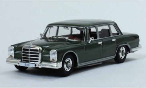 Diecast model cars Mercedes 600 1/43 SpecialC metallic green 1964 ohne Vitrine Mercedes 600 1/43 SpecialC metallic green 1964 ohne Vitrine diecast model cars