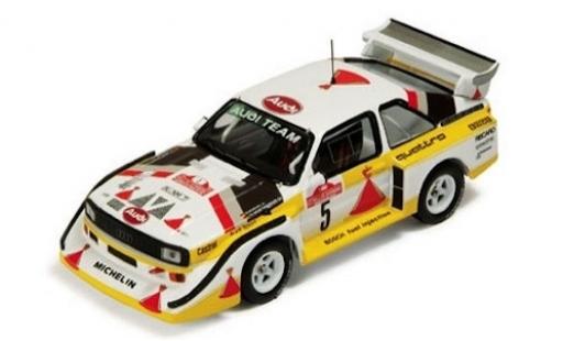 Diecast model cars Audi Sport Quattro 1/43 SpecialC Sport quattro E2 No.5 HB Team Rallye WM Rallye San Remo 1985 W.Röhrl/C.Geistdörfer ohne Vitrine Audi Sport Quattro 1/43 SpecialC Sport quattro E2 No.5 HB Team Rallye WM Rallye San Remo 1985 W.Röhrl/C.Geistdörfer ohne Vitrine diecast model cars