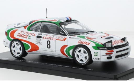 Diecast model cars Toyota Celica 1/24 SpecialC .-119 (ST185) Turbo No.8 Castrol Rallye WM Rallye San Remo 1994 Toyota Celica 1/24 SpecialC .-119 (ST185) Turbo No.8 Castrol Rallye WM Rallye San Remo 1994 diecast model cars