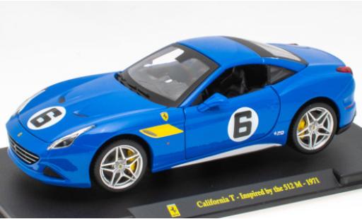 Diecast model cars Ferrari California 1/24 SpecialC T blue/Dekor Inspired by the 512 M (1971) No.6 Ferrari California 1/24 SpecialC T blue/Dekor Inspired by the 512 M (1971) No.6 diecast model cars