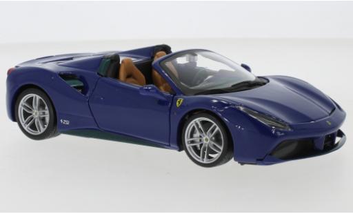 Diecast model cars Ferrari 488 1/24 SpecialC SpecialC.-124 Spider blue Ferrari 488 1/24 SpecialC SpecialC.-124 Spider blue diecast model cars