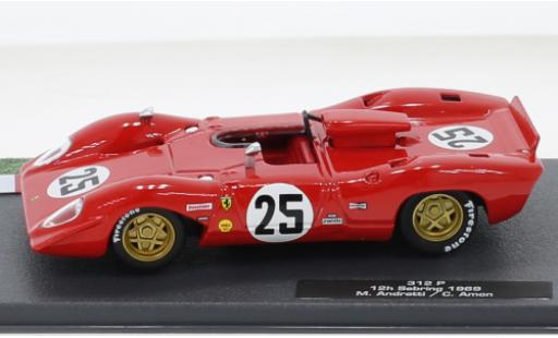 Diecast model cars Ferrari 312 1/43 SpecialC P RHD No.25 12h Sebring 1969 Ferrari 312 1/43 SpecialC P RHD No.25 12h Sebring 1969 diecast model cars