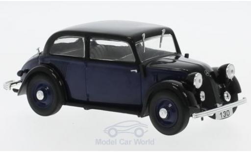 Diecast model cars Mercedes 130 1/43 SpecialC (W23) blue/black 1934 ohne Vitrine Mercedes 130 1/43 SpecialC (W23) blue/black 1934 ohne Vitrine diecast model cars