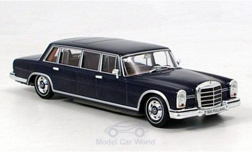 Diecast model cars Mercedes 600 1/43 SpecialC Pullman (W100) blue 1963 ohne Vitrine Mercedes 600 1/43 SpecialC Pullman (W100) blue 1963 ohne Vitrine diecast model cars