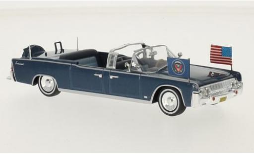 Diecast model cars Lincoln Continental 1/43 SpecialC Limousine SS-100-X metallic blue J. F. Kennedy sans Vitrine Lincoln Continental 1/43 SpecialC Limousine SS-100-X metallic blue J. F. Kennedy sans Vitrine diecast model cars