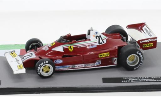 Diecast model cars Ferrari 312 1/43 SpecialC T2 No.21 Formel 1 GP Kanada 1977 Ferrari 312 1/43 SpecialC T2 No.21 Formel 1 GP Kanada 1977 diecast model cars