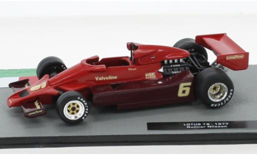 Diecast model cars Lotus 78 1/43 SpecialC No.6 Formel 1 1977 Lotus 78 1/43 SpecialC No.6 Formel 1 1977 diecast model cars
