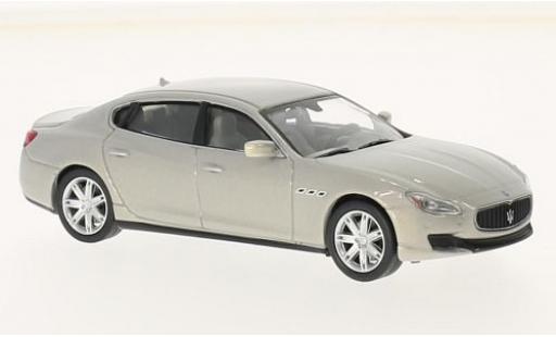 Diecast model cars Maserati Quattroporte 1/43 SpecialC GTS metallic grey sans Vitrine Maserati Quattroporte 1/43 SpecialC GTS metallic grey sans Vitrine diecast model cars