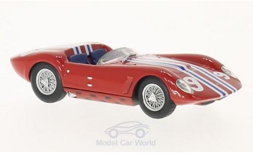 Diecast model cars Maserati Tipo 1/43 SpecialC 61 No.9 Birdcage-Drogo GT Trophy 1963 L.Casner ohne Vitrine Maserati Tipo 1/43 SpecialC 61 No.9 Birdcage-Drogo GT Trophy 1963 L.Casner ohne Vitrine diecast model cars