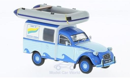 Diecast model cars Citroen 2CV 1/43 SpecialC AKS 400 Centre Nautique mit Figur und Schlauchboot Citroen 2CV 1/43 SpecialC AKS 400 Centre Nautique mit Figur und Schlauchboot diecast model cars