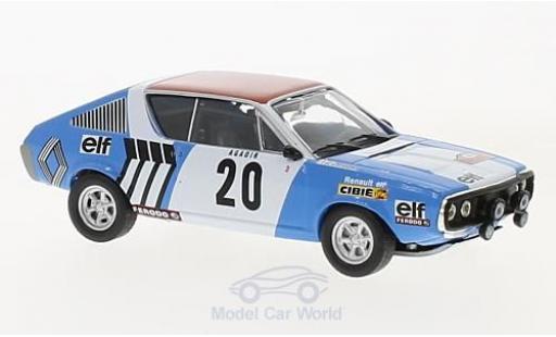 Diecast model cars Renault 17 1/43 SpecialC Gordini No.20 Rallye WM Rallye Monte Carlo 1975 J.F.Piot/J.De Alexandris ohne Vitrine Renault 17 1/43 SpecialC Gordini No.20 Rallye WM Rallye Monte Carlo 1975 J.F.Piot/J.De Alexandris ohne Vitrine diecast model cars