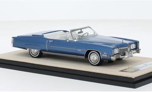 Diecast model cars Cadillac Eldorado 1/18 Stamp Models Cabriolet metallise blau 1972 1:18 Cadillac Eldorado 1/18 Stamp Models Cabriolet metallise blau 1972 1:18 diecast model cars