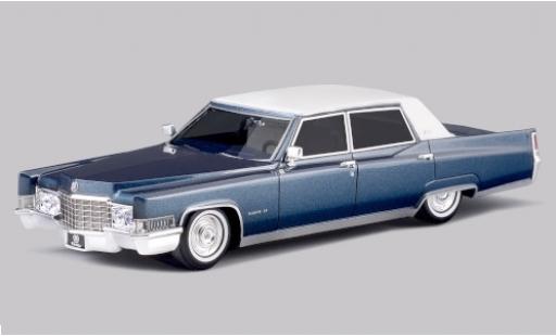 Cadillac Fleetwood 1/43 Stamp Models 60 Special Brougham metallic blue/matt-white 1969 diecast model cars