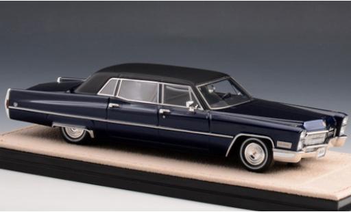 Diecast model cars Cadillac Fleetwood 1/43 Stamp Models 75 Limousine metallic blue/matt-black 1968 Cadillac Fleetwood 1/43 Stamp Models 75 Limousine metallic blue/matt-black 1968 diecast model cars