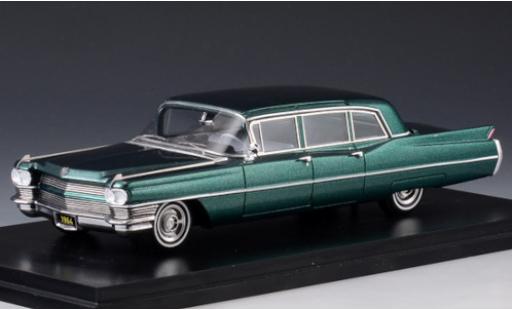 Cadillac Fleetwood 1/43 Stamp Models 75 Limousine metallic green 1964 diecast model cars