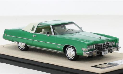 Diecast model cars Cadillac Eldorado 1/43 Stamp Models Custom Cabriolet metallise green 1973 Cadillac Eldorado 1/43 Stamp Models Custom Cabriolet metallise green 1973 diecast model cars