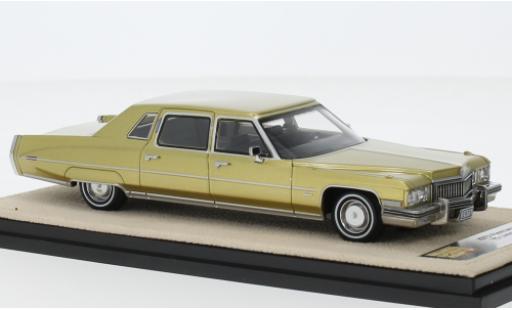 Diecast model cars Cadillac Fleetwood 1/43 Stamp Models 75 Limousine doré 1973 Cadillac Fleetwood 1/43 Stamp Models 75 Limousine doré 1973 diecast model cars