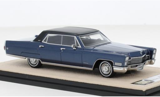 Diecast model cars Cadillac Fleetwood 1/43 Stamp Models Brougham metallise blue/black 1968 Cadillac Fleetwood 1/43 Stamp Models Brougham metallise blue/black 1968 diecast model cars