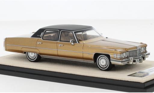 Diecast model cars Cadillac Fleetwood 1/43 Stamp Models Brougham metallise brown 1974 Cadillac Fleetwood 1/43 Stamp Models Brougham metallise brown 1974 diecast model cars