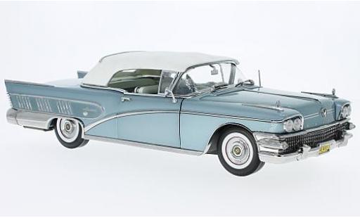 Buick Limited 1/18 Sun Star Convertible metallic blue 1958 fermé diecast model cars