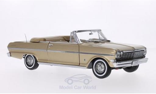 Chevrolet Nova 1963 1/18 Sun Star Convertible metallic brown 1963 Verdeck geöffnet diecast model cars