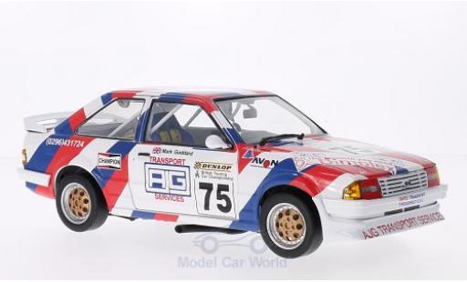 Diecast model cars Ford Escort MKI 1/18 Sun Star MKIII 1600i RHD No.75 BTCC 1988 M.Goddard Ford Escort MKI 1/18 Sun Star MKIII 1600i RHD No.75 BTCC 1988 M.Goddard diecast model cars