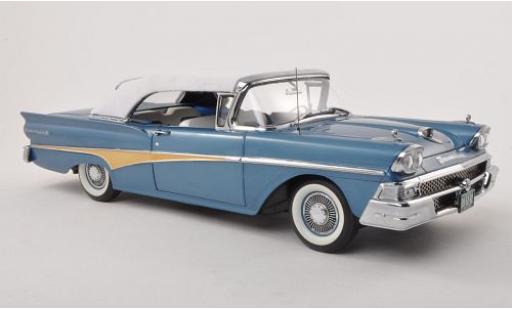 Diecast model cars Ford Fairlane 1/18 Sun Star 500 Convertible white/blue 1958 Verdeck fermé Ford Fairlane 1/18 Sun Star 500 Convertible white/blue 1958 Verdeck fermé diecast model cars