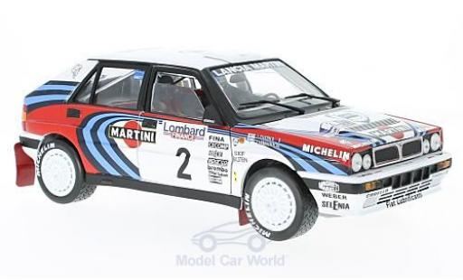 Diecast model cars Lancia Delta 1/18 Sun Star HF Integrale 16V No.2 Martini RAC Rallye 1991 J.Kankkunen/J.Piironen ohne Vitrine Lancia Delta 1/18 Sun Star HF Integrale 16V No.2 Martini RAC Rallye 1991 J.Kankkunen/J.Piironen ohne Vitrine diecast model cars