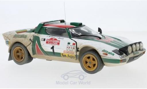 Diecast model cars Lancia Stratos 1/18 Sun Star HF No.1 Alitalia Rallye WM Rallye Sanremo 1976 Muddy Version S.Munari/S.Maiga Lancia Stratos 1/18 Sun Star HF No.1 Alitalia Rallye WM Rallye Sanremo 1976 Muddy Version S.Munari/S.Maiga diecast model cars