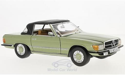 Mercedes 350 1/18 Sun Star SL green 1977 diecast model cars